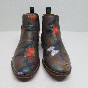 Paisley & Gray Shoreditch Camo Butterfly Leather Chelsea Boot 8M